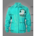 Pelle Pelle Cyan Soda Club Leather Jacket