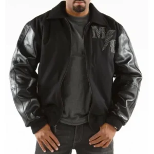 Pelle Pelle MB 1978 Wool Leather Jacket | Black Jacket view 2