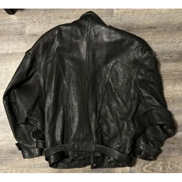 Pelle Pelle Baggy MB Black Leather Jacket | Men & Women view 2