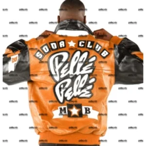 Pelle Pelle Men Orange Soda Club MB Jacket | Leather Jacket view 2