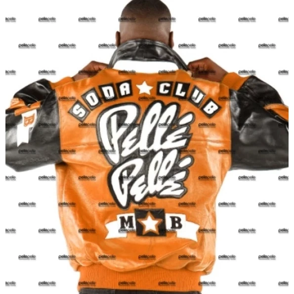 Pelle Pelle Men Orange Soda Club MB Jacket