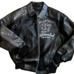 Pelle Pelle Avant Garde Black Leather Jacket | Men & Women