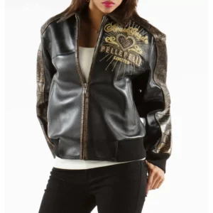 Pelle Pelle Avant Garde Women Black Jacket | Leather Jacket