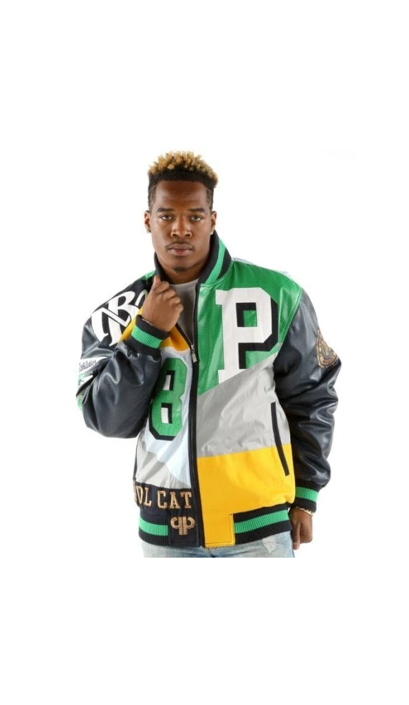 Pelle Pelle Cool Cat Men MB Leather Jacket | Varsity Jacket