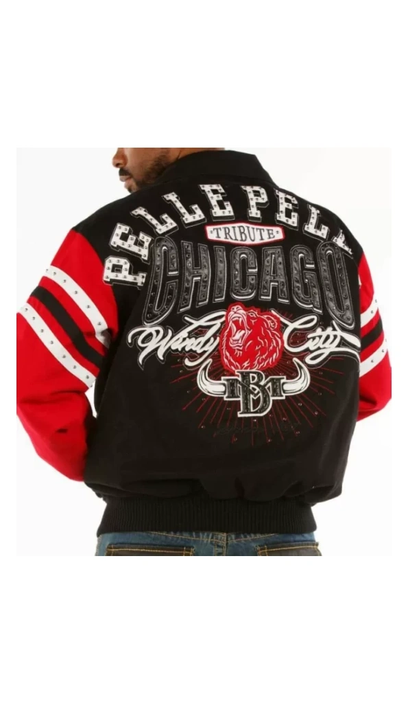 Pelle Pelle Men Chicago MB Wool Jacket | Windy City Jacket