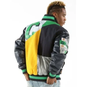 Pelle Pelle Cool Cat Men MB Leather Jacket | Varsity Jacket view 2