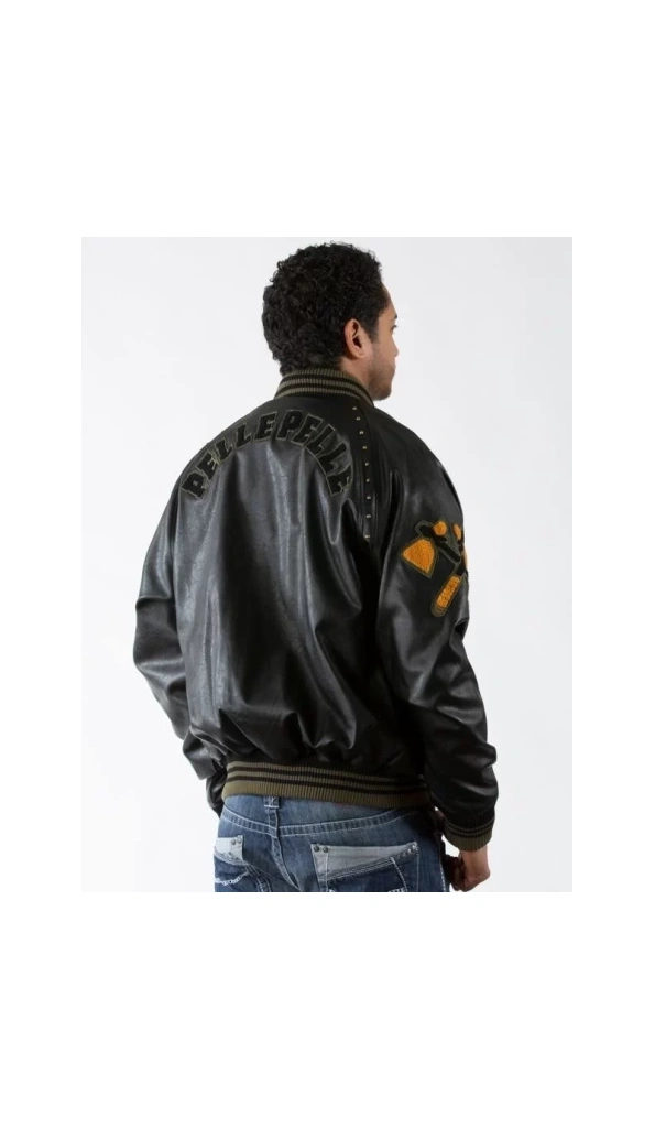 Pelle Pelle Renegades Black Bomber Jacket | Leather Jacket