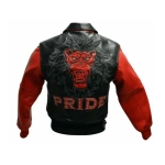 Pelle Pelle Pride Black Orange Leather Jacket