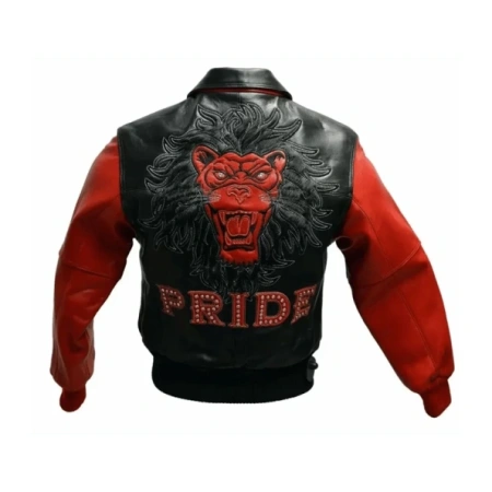 Pelle Pelle Pride Black Orange Leather Jacket