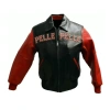 Pelle Pelle Pride Black Orange Leather Jacket