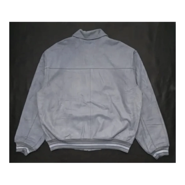 Pelle Pelle Grey MB Hiphop Leather Jacket | Men & Women