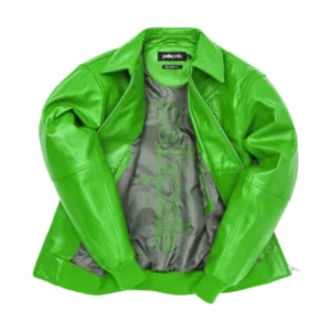 Pelle Pelle Green Puff Plush Leather Jacket | Men & Women