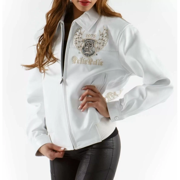 Pelle Pelle White Legend 1978 Leather Jacket