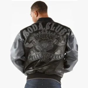Pelle Pelle Black Soda Club MB Leather Jacket | Men Jacket