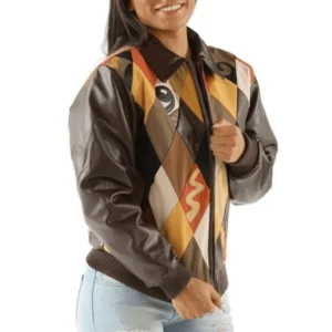 Pelle Pelle Diamond Retro Women Jacket | Dark Brown Jacket view 2