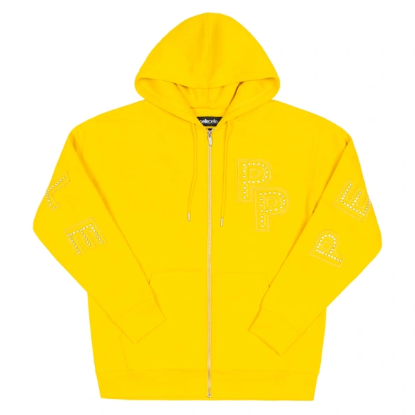 Pelle Pelle Yellow Wool Stone Hoodie