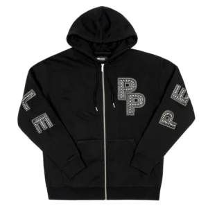 Pelle Pelle Black Wool Stone Hoodie | Men & Women