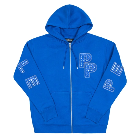 Pelle Pelle Blue Wool Stone Hoodie