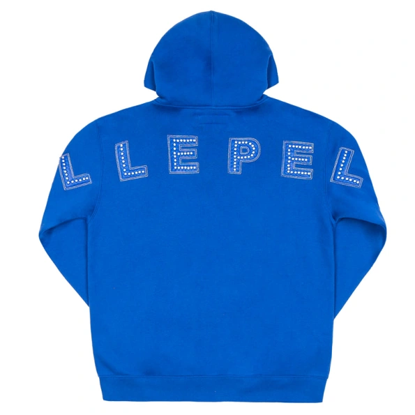 Pelle Pelle Blue Wool Stone Hoodie