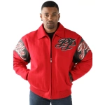 Pelle Pelle Men Steadfast Red Leather Jacket