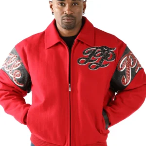 Pelle Pelle Men Steadfast Red Leather Jacket | MB Jacket