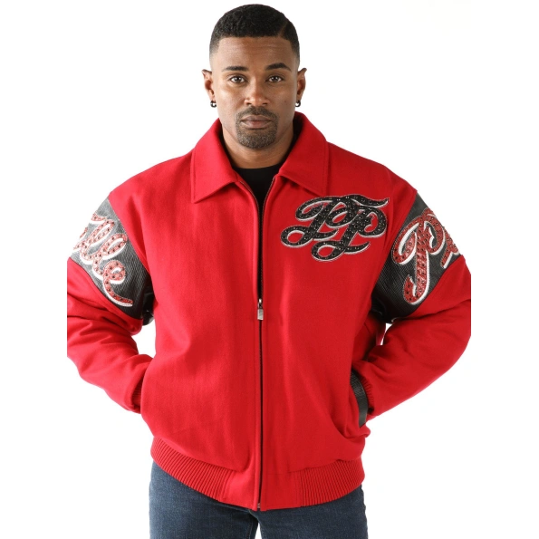 Pelle Pelle Men Steadfast Red Leather Jacket