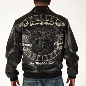 Pelle Pelle Black World Finest Tiger Jacket | Leather Jacket view 2