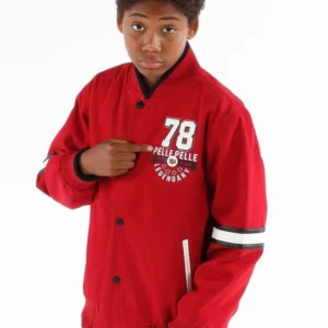 Pelle Pelle Red Kids Superior Wool Jacket | MB Jacket