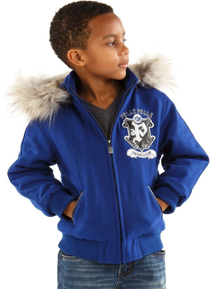 Pelle Pelle Legend Series Kids Wool Jacket | Fur Hood Jacket