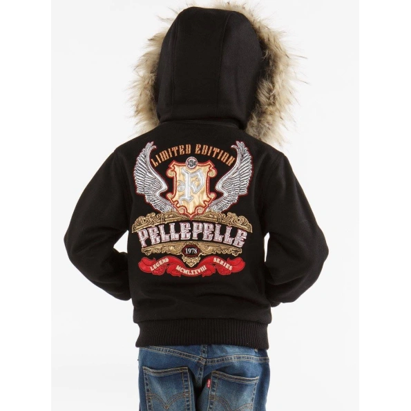 Pelle Pelle Black Legend Series Kids Jacket