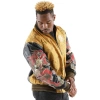 Pelle Pelle Men Yellow Dragon Varsity Jacket