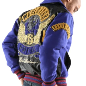 Pelle Pelle Men World Tour Purple MB Jacket | Leather & Wool view 2