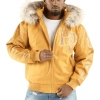 Pelle Pelle Men Yellow Airbourne Wool Jacket