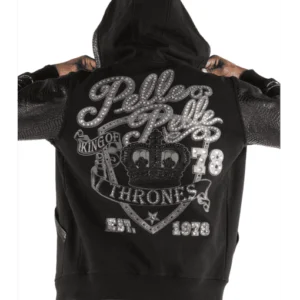Pelle Pelle King Of Thrones Men Jacket | Black Jacket view 3