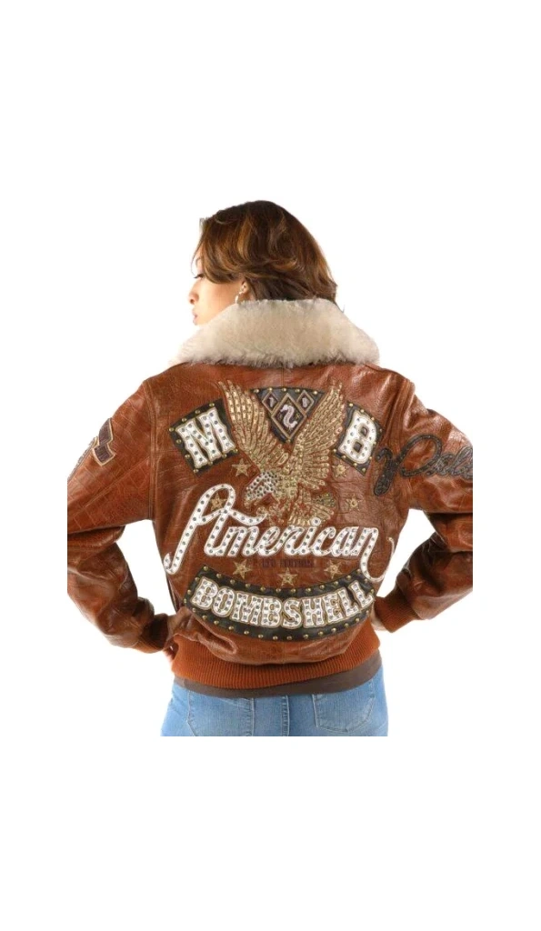 Pelle Pelle Brown American Bombshell Jacket | Leather Jacket
