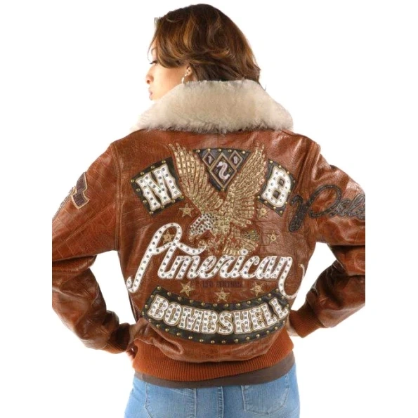 Pelle Pelle Brown American Bombshell Jacket