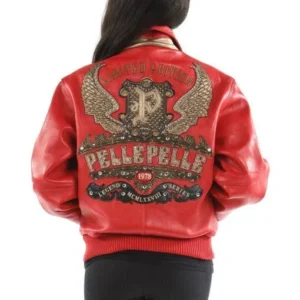 Pelle Pelle Women Red Legend Series Jacket view 2