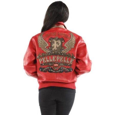 Pelle Pelle Women Red Legend Series Jacket