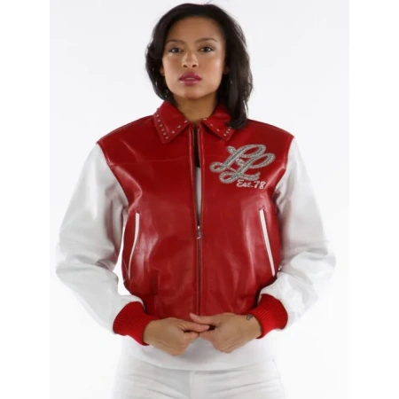 Pelle Pelle Red Notorious MB Leather Jacket