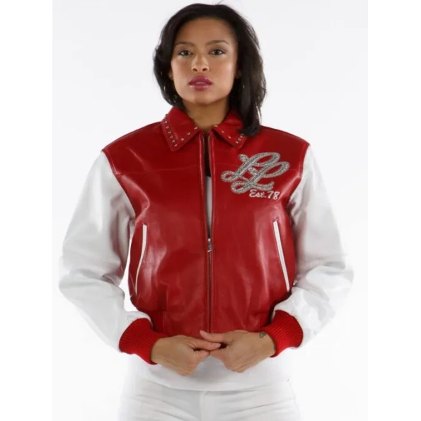 Pelle Pelle Red Notorious MB Leather Jacket