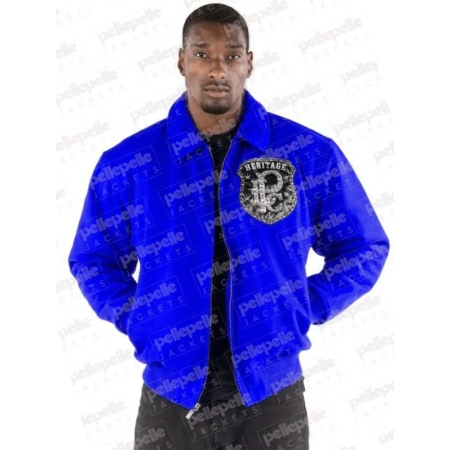 Pelle Pelle Dark Blue Heritage Wool Jacket