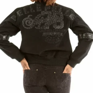 Pelle Pelle Women Superior Black Wool Jacket view 2