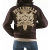 Pelle Pelle Brown Diamonds Queen Jacket