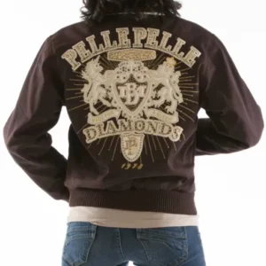 Pelle Pelle Dark Maroon Women Wool Jacket | MB Jacket view 2