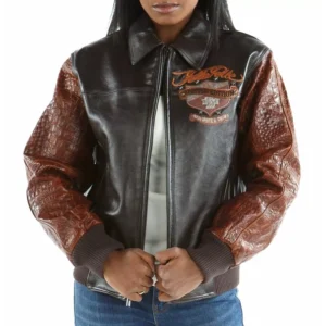 Pelle Pelle Black And Brown MB Jacket | Women Jacket