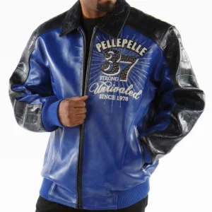 Pelle Pelle Dark Blue Unrivaled MB Jacket | Leather Jacket