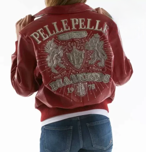 Pelle Pelle Women MB Diamond Leather Jacket view 2