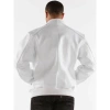 Pelle Pelle Men White Plush Leather Jacket