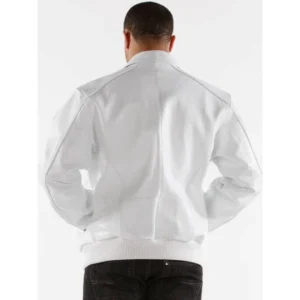 Pelle Pelle Men White Plush Leather Jacket view 5