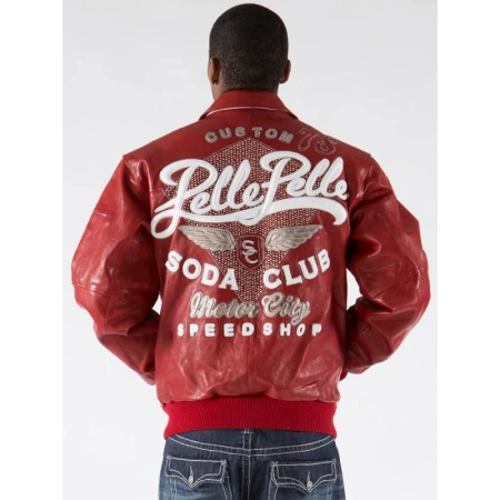 Pelle Pelle Red Motor City Leather Jacket